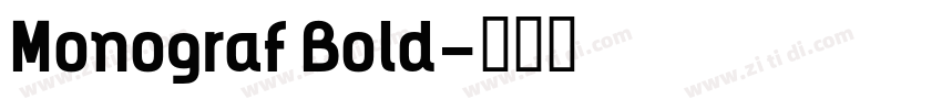 Monograf Bold字体转换